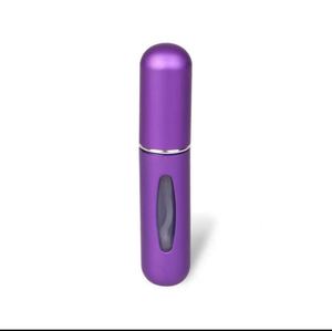 Nuevo Diseño Unisex, Botella de Aceite Esencial Mini de Aluminio Negro Mate de 5 ml, Pulverizador con Bomba de Recarga en la Parte Inferior - Product Image 3