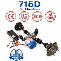 Unidad de Tracción Trasera FWD con Carcasa ADC12 IRS, Diseño Ligero de 65 kg, Relación 1:6 a 1:12 para Integración OEM 715D