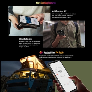 Téléphone robuste Ulefone Power <span class=keywords><strong>Armor</strong></span> 18T Ultra Version 5G d'origine, téléphone 12 Go + 512 Go Smartphone mobile à imagerie thermique Movil - Product Image 6