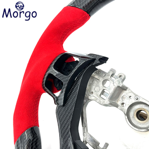 Volante de Fibra de Carbono Rojo para <span class=keywords><strong>Lexus</strong></span> IS 250 350 300 CT200h RC NX <span class=keywords><strong>200T</strong></span> RC F RCF 2014-2024 - Product Image 2