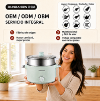 Casserole électrique 3L 800W 220V Fonctionnement mécanique simple. Revêtement intérieur antiadhésif Idéal pour les petites familles. OEM/ODM pris en charge.