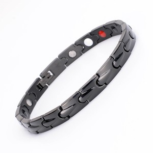 Gelang <span class=keywords><strong>Magnet</strong></span> Stainless Steel, gelang <span class=keywords><strong>Magnet</strong></span> klasik Stainless Steel untuk pasangan pria dan wanita untuk ulang tahun pertunangan pernikahan atau hadiah pesta - Product Image 5