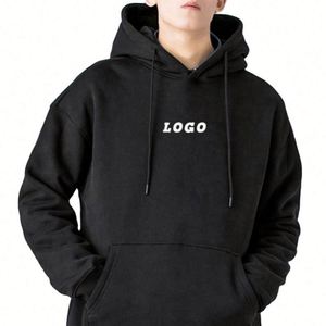 Sudaderas con Capucha Populares de Diseño Personalizado, Estampadas, 100% Algodón, Ropa Deportiva Masculina de Alta Calidad y Alta Elasticidad, Ropa Urbana de Otoño para Gimnasio y Entrenamiento - Product Image 1
