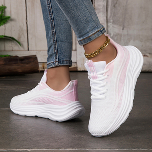 Zapatillas Deportivas Casuales de Verano <span class=keywords><strong>XUFA</strong></span> para Mujer, Nueva Generación, Ligeras, con Suela Suave, con Cordones, de Malla Ligera y Cuero Genuino - Product Image 3