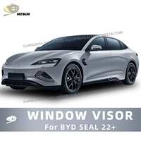Visera para Ventana MOSUN para BYD SEAL 2022-2025, Protector de Ventilación Automático, Deflector de Viento, Protector de Lluvia