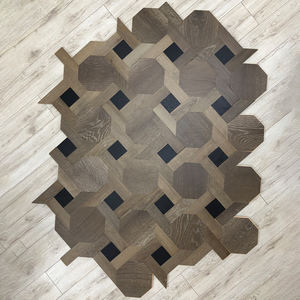 Suelo de Parqué de <span class=keywords><strong>Roble</strong></span> Europeo Macizo de 15 mm de Espesor, Impermeable, Ecológico, Instalación con Sistema de Clic, Moderno, para Dormitorio Interior - Product Image 3