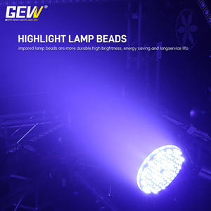 Gevv 108x3W RGBW trong nhà dẫn mệnh ánh sáng cho đám cưới Nhà thờ <span class=keywords><strong>LED</strong></span> rửa đèn công suất cao DJ thiết bị sân khấu uplights - Product Image 2