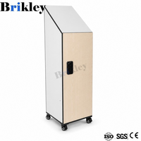 Casier numérique haut de gamme Brikley, résistant aux chocs, étanche à l'humidité, avec verrouillage RFID pour système de casiers intelligents en milieu hospitalier