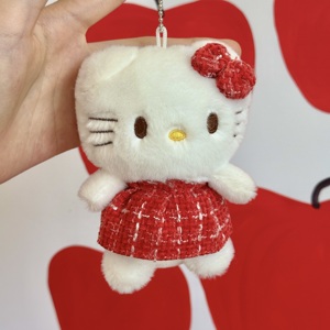 Kawali H <span class=keywords><strong>Kitty</strong></span> Đồ Chơi Sang Trọng Keychain Túi Mặt Dây Chuyền Ba Lô Trang Trí Phim Hoạt Hình Dễ Thương Cô Gái Món Quà Trang Trí Phòng Búp Bê Sang Trọng Đồ Chơi - Product Image 5