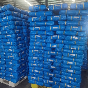 <span class=keywords><strong>Bâche</strong></span> en PE épaisse bleue imperméable, idéale pour les chantiers de construction, résistante aux déchirures, anti-âge, taille et logo personnalisables - Product Image 5
