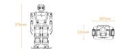 Monte Edilmiş Standart Versiyon Tonybot İnsansı Robot Programlanabilir Robot Akıllı Robot Ar-duino için