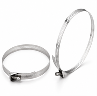 Collier de serrage pour tuyau en acier inoxydable de type américain, qualité supérieure, vente en gros Chine, 201 304