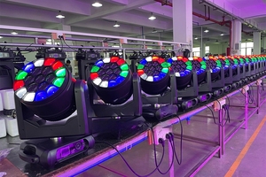 ไฟส่องเวทีแบบเคลื่อนที่ได้ Mini Housing <span class=keywords><strong>Zoom</strong></span> Bee Eye K10 19x15w Rgbw 4in1 Led Moving Head Wash - Product Image 3