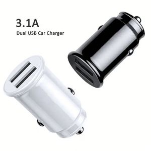 ที่ชาร์จในรถยนต์แบบ USB คู่ 3.1A ชาร์จเร็ว ที่ชาร์จในรถยนต์ความเร็วสูง อะแดปเตอร์สำหรับสมาร์ทโฟน - Product Image 2