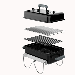 REDFOX-Gril de Camping Portable pour Usage Domestique, Poêle à Charbon Électrique en Acier Inoxydable - Product Image 6