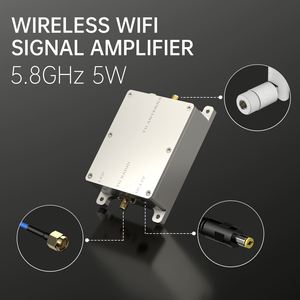 AB028 5.8GHz 5W Signal Booster for Signal Extender 5150-5850MHz Wifi Booster Extender Stock 2400-2500MHz Bluetooth12V/24V - Product Image 2
