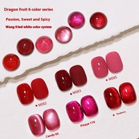 XEIJAYI Vernis à ongles populaire saveur pitaya doux et épicé, gel UV longue tenue pour usage professionnel, sans HEMA