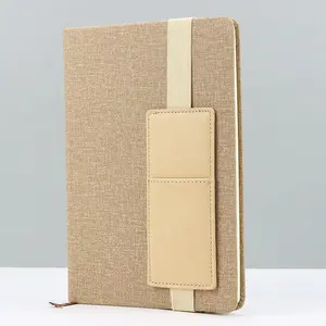 Personalisasi Warna-warni Pu Kulit Pen Pouch Notebook Portabel Elastis Band Pen Holder untuk Notebook
