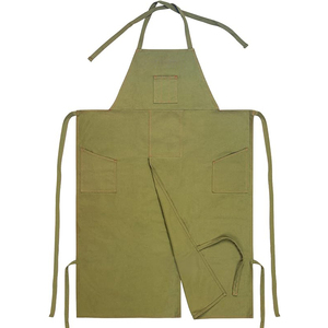 Delantal de Trabajo Impermeable de Poliamida Verde, con Múltiples Bolsillos, Ajustable, Unisex, Resistente al Polvo, para Taller, Reparaciones y Mantenimiento - Product Image 1
