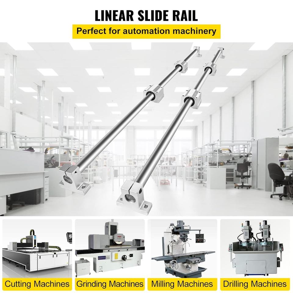 Best Linear Rail Slide Kit 20mm X 1200mm Linear Bearing Set Block ...