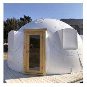 Vente en gros Grand dôme géodésique à cadre en acier galvanisé pour le <span class=keywords><strong>camping</strong></span> événementiel Vente d'hiver - Product Image 2