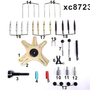 Xc8723 Clutch Adjustment Tool <b>Set</b> 19 <b>Pc</b> Carbon Steel Hand Tools For Auto Repair - Product Image 1