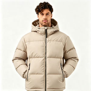 <span class=keywords><strong>Doudoune</strong></span> Homme de Haute Qualité, Manteau d'Hiver en Duvet d'Extérieur avec Capuche Ajustable et Fermeture Éclair Intégrale - Product Image 1