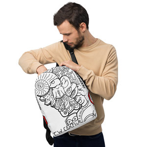 IMPOSSIBILE # Zaino per studenti colorabile (dipingibile) in 7 colori con design leggendario IW Comics - Product Image 4