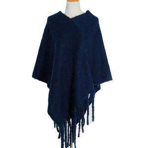 Inverno 2019 Pashmina All'ingrosso Nuova Moda <span class=keywords><strong>Donna</strong></span> Coperta di <span class=keywords><strong>Cashmere</strong></span> Calda Spessa Scialle <span class=keywords><strong>e</strong></span> Poncho a Maglia - Product Image 5