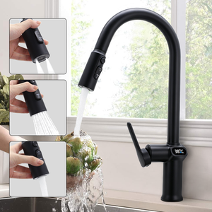 <span class=keywords><strong>Robinet</strong></span> de cuisine commercial intelligent en acier inoxydable 304 avec douchette extractible et mitigeur chaud/froid, fabriqué en Chine - Product Image 5