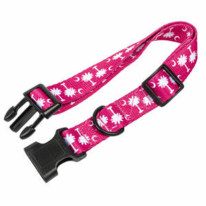 Nouvelle innovation personnalisée en vente en gros collier de luxe mignon pour animaux de compagnie en polyester de sublimation double face avec collier de <span class=keywords><strong>chien</strong></span> réglable - Product Image 4