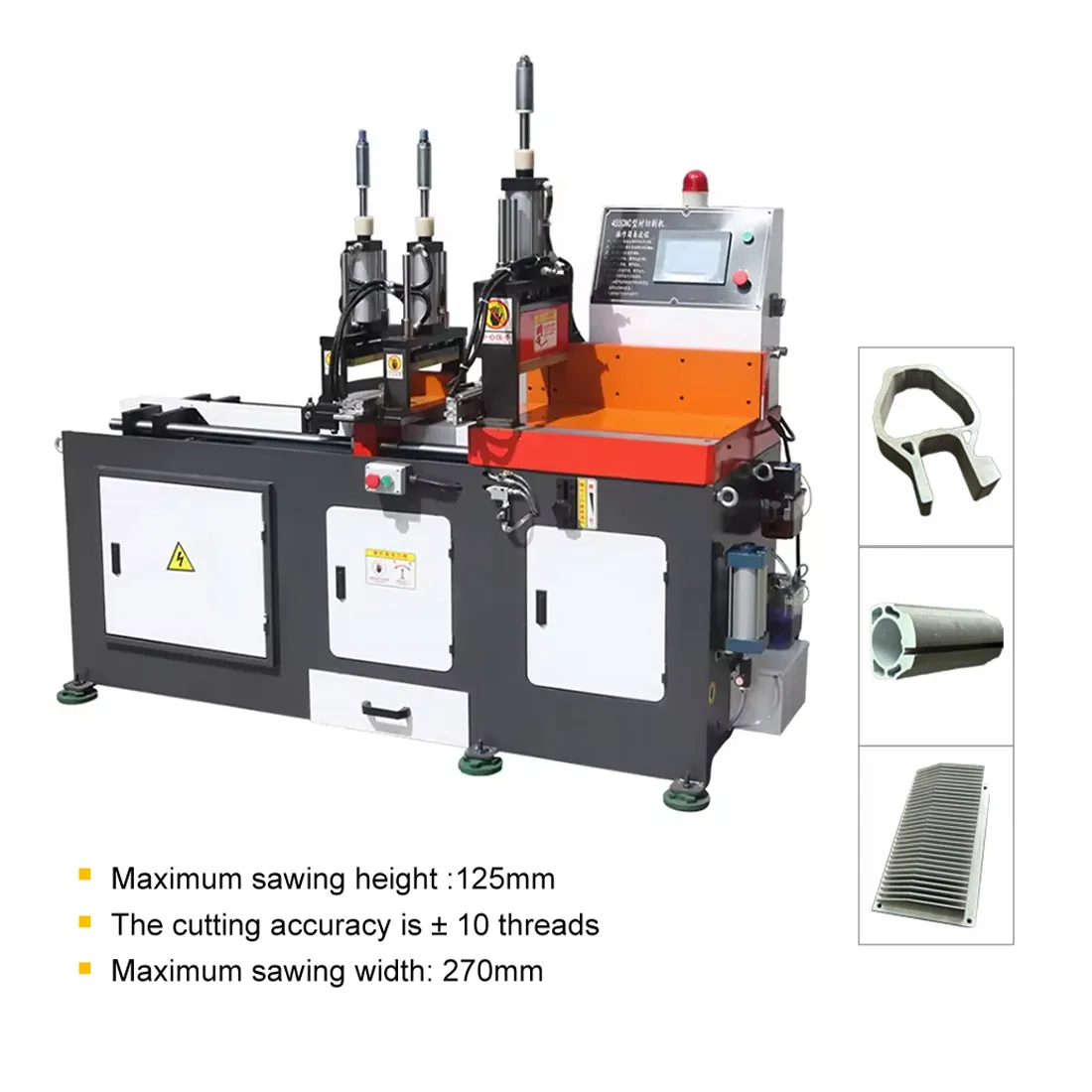 Professional Manufacturer 5.5kw Cost-Effective Fully Automatic Tube Saw Cnc Aluminum Profile Cutting Machine