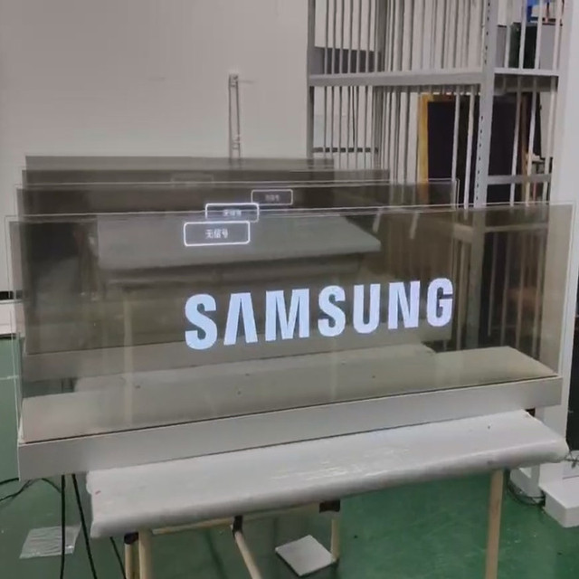 Custom 48 Inch Transparent Oled Display Stretched Bar Type Touch Digital Signage Screen 1920*540 Monitor for Exhibition Mall