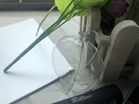 Boules de verre 8CM/10CM Boule de mémoire de mariage Boules d'ornement de Noël Événement Anniversaire DIY Message Décorations de fête de Noël