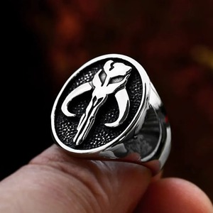 yunnique Stainless Steel Skull <b>Ring</b> Men's Skeleton Design Fashion Jewelry Gift Size 7 8 9 10 11 12 13 - Product Image 1