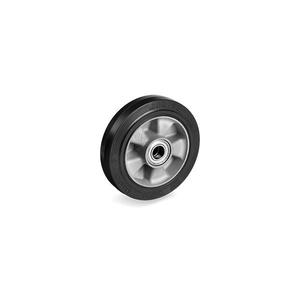 TELLURE ROTA - 721206 Sigma Roues en caoutchouc élastique, centre en aluminium-largeur de roue 50mm, ø 200 mm (Qté 4) - Product Image 1