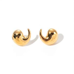 Pendientes de Moda con Cristales, Acero Inoxidable 316L, Baño de Oro PVD, Resistentes y Sostenibles - Product Image 2