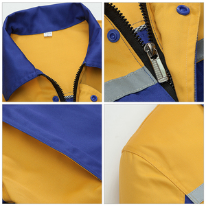 <span class=keywords><strong>Ropa</strong></span> de trabajo de manga larga de verano para uso en T/C, chaqueta para hombre, traje de trabajo ligero, uniforme de taller de fábrica - Product Image 4