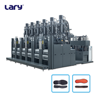 Machine d'injection de caoutchouc LARY 1650 KN à force de serrage, composants PLC essentiels pour divers styles de semelles, baskets, talons et chaussures pour enfants