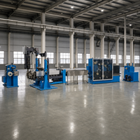 Ligne de coextrusion à trois couches pour câbles coaxiaux et RF
