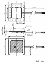 Antena Interna StrongFirst de 1575.42MHz + 1.023MHz GPS, GLONASS y BEIDOU para Reloj y Posicionamiento