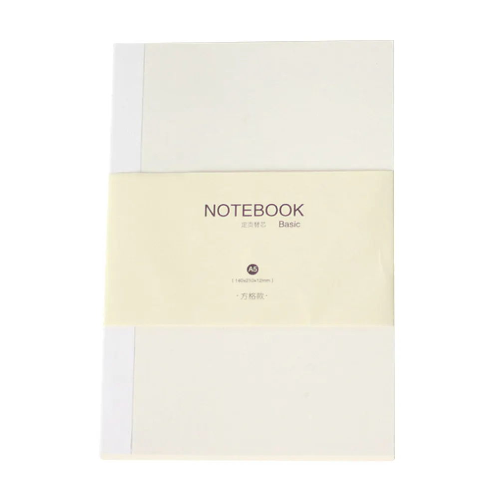 Recarga de papel do caderno personalizado a5 a6, recarga de papel diário planner 80 folhas/160 páginas, 100 gsm