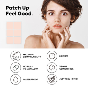 Novos produtos Wearable Multi-peptídeo Rejuvenescimento <span class=keywords><strong>Patch</strong></span> Peptide Anti-envelhecimento Topical <span class=keywords><strong>Patch</strong></span> - Product Image 4