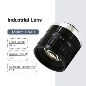 เลนส์วิชันซิสเต็ม 16 มม. ความยาวโฟกัส 2MP ความละเอียด C Mount สำหรับระบบอัตโนมัติทางอุตสาหกรรม - Product Image 1