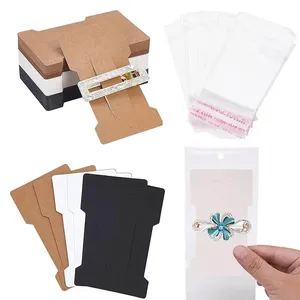 50pcs-Hair-Clip-Bow-Display-Cards-with-opp-Bags-for-Hair-Barrettes-Hairpins 보석 디스플레이 홀더