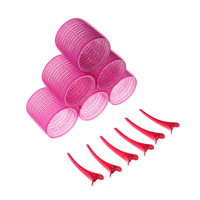Bigoudis auto-agrippants sans chaleur pour coiffure, outils de coiffage adhésifs, rouleaux à cheveux auto-agrippants, vente chaude