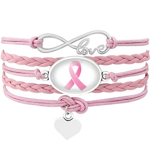 Doa untuk pendekar kanker payudara menjadi Brave <span class=keywords><strong>Cure</strong></span> Fighter penerima kanker yang mencintai ibu berharap iman cinta merah muda pita gelang kesadaran - Product Image 1