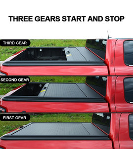 Piezas de recogida cubierta de cama de camión impermeable para Dmax con obturador de tapa enrollable ligero para accesorios de cubierta de Tonneau Dmax - Product Image 4