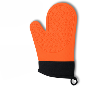 Gants de four en silicone résistant à la chaleur avec <span class=keywords><strong>poignet</strong></span> étendu et poignée antidérapante pour la cuisson et la <span class=keywords><strong>cuisine</strong></span> - Product Image 3