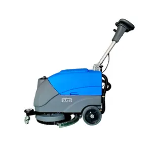 High Efficiency Portable Ground Cleaning Washing Machine Electric Hand Held Floor Scrubber Machine Motor Plastic Provided 500w